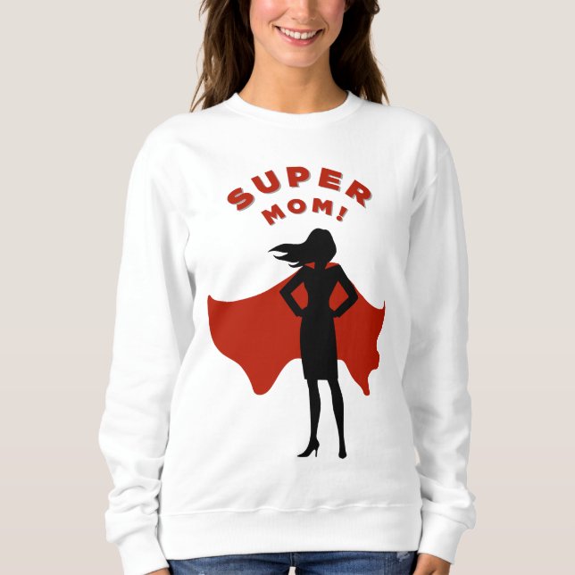 Toppen Mamma Coola Mor Gift - Sweatshirt T Shirt (Framsida)