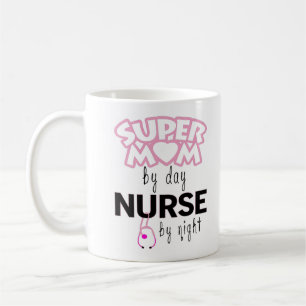 Toppen Mamma efter dagsjuksköterska vid natten Kaffemugg