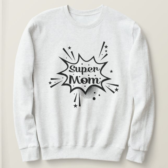 Toppen Mamma Graphic Sweatshirt Gift för Mamma T Shirt (Design framsida)