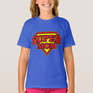 Toppen Mamma Hero Design T Shirt