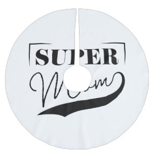 Toppen Mamma Julgransmatta Borstad Polyester
