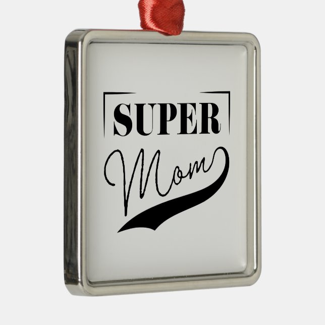 Toppen Mamma Julgransprydnad Metall (Höger)