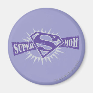 Toppen Mamma Lila Starburst Magnet