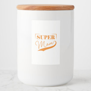 Toppen Mamma Mat Etikett