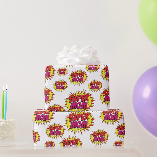 Toppen Mamma på White Presentpapper (Festgåvor)