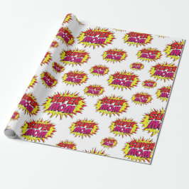 Toppen Mamma på White Presentpapper