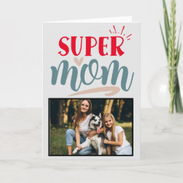 Toppen Mamma ...Personlig Mors dag-kort Tack Kort