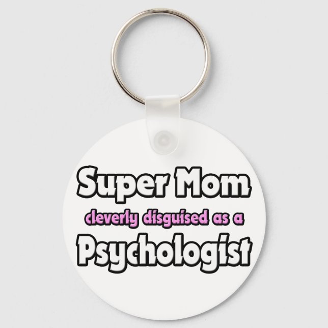 Toppen Mamma ... psykolog Nyckelring (Framsida)