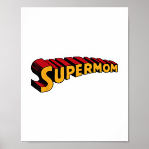 Toppen mamma Superhjälte Mamma lustig Toppen Mamma Poster