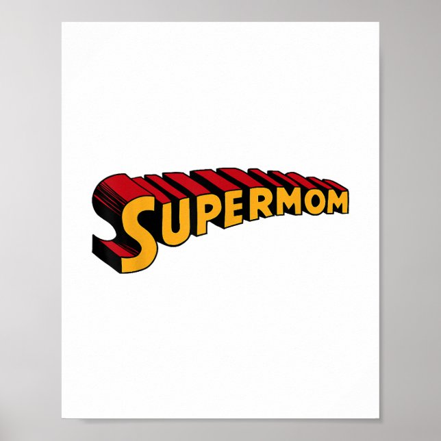 Toppen mamma Superhjälte Mamma lustig Toppen Mamma Poster (Framsidan)