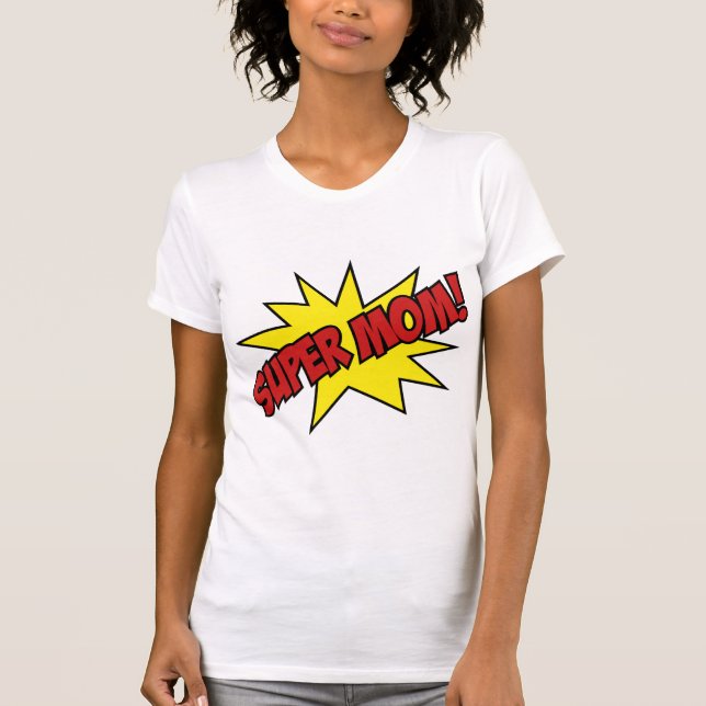 Toppen Mamma! T Shirt (Framsida)