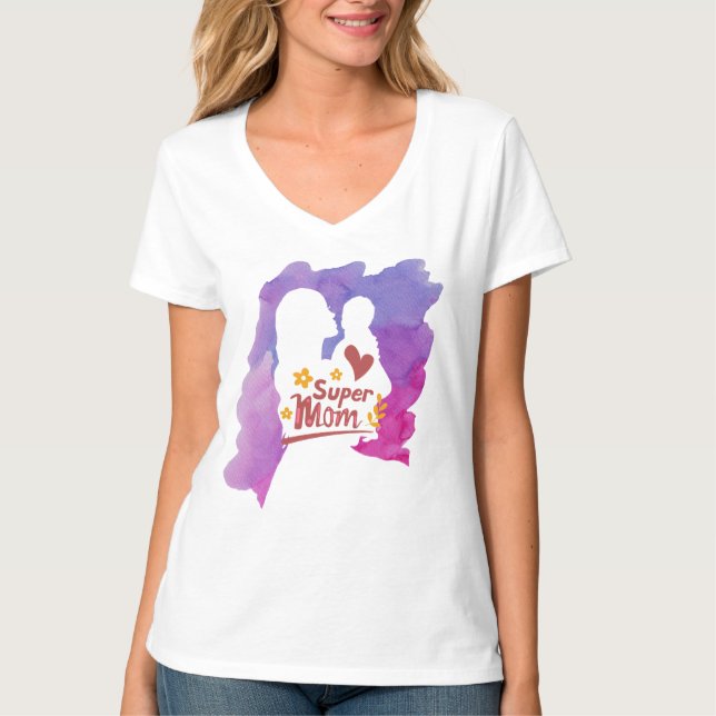 Toppen Mamma T Shirt (Framsida)