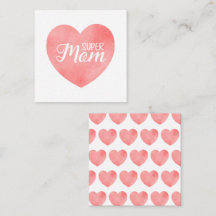Toppen Mamma text i rosa hjärta, mors dag-design