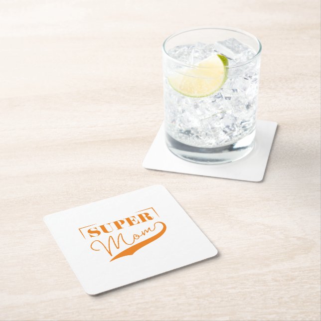 Toppen Mamma Underlägg Papper Kvadrat (Insitu)