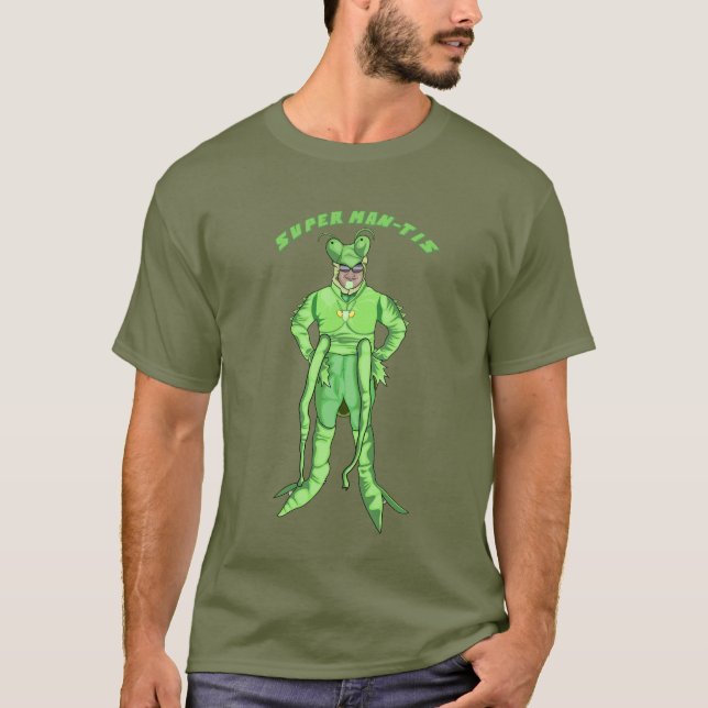 Toppen Man-tis T Shirt (Framsida)
