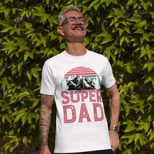 Toppen, mannen, myten, den lyda gåvan t shirt (Super Dad The Man The Myth The Legend T-Shirt Gift)