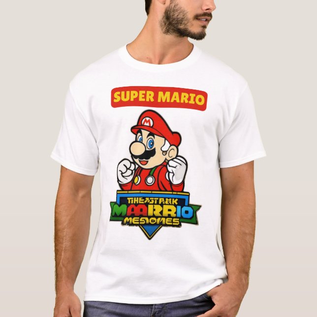 Toppen Mario Tees T Shirt (Framsida)