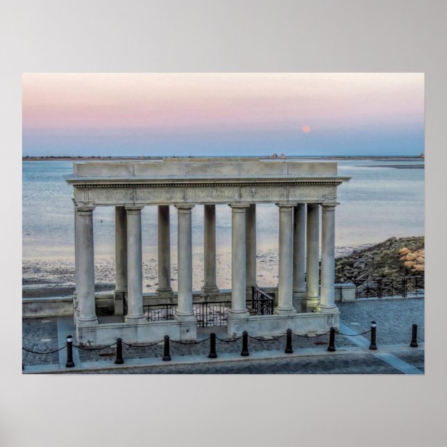 Toppen Mask Måne Plymouth MORSA Poster (Framsidan)