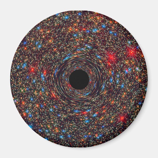 Toppen Massive Black Hål Magnet (Framsidan)