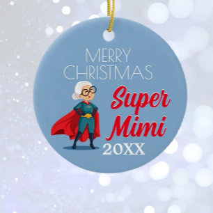 Toppen Mimi Roligt Ger julklapp för prydnad Julgransprydnad Keramik