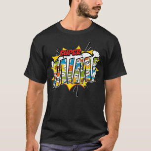 Toppen Mimi Tecknad Stil familjegåva till superhj T Shirt