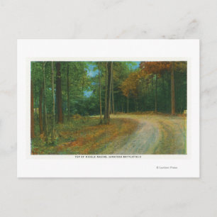 Toppen Mitten Ravine of Saratoga Battlefield Vykort