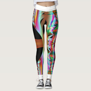 Toppen moderiktig damasker leggings