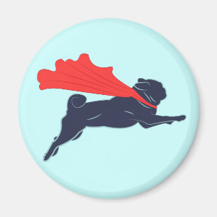 Toppen mops magnet
