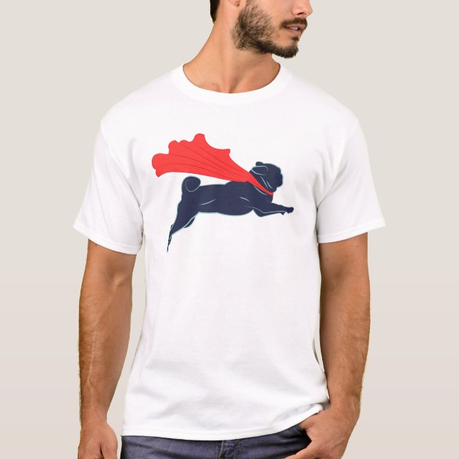 Toppen mopsT-tröja T Shirt (Framsida)