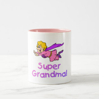 Toppen mormor (flyget) Två-Tonad mugg