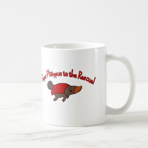 Toppen näbbdjur kaffemugg