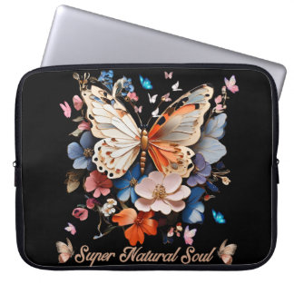 Toppen Natural Soul: Butterfly Garden Art Laptop Fodral