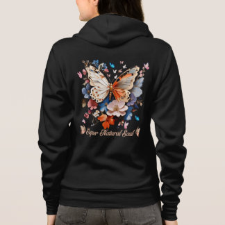 Toppen Natural Soul: Butterfly Garden Art T Shirt