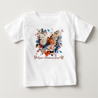 Toppen Natural Soul: Butterfly Garden Art T Shirt