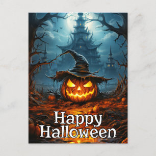 Toppen Nefarious Pumpkin HAPPY HALLOWEEN Vykort