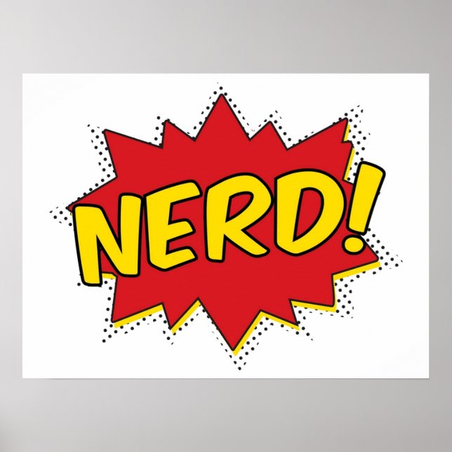 Toppen Nerd Poster (Framsidan)