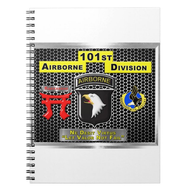 Toppen New Design of 101st Airborne Division Anteckningsbok (Framsidan)