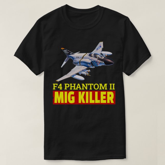 Toppen nice F4 Phantom II-kombattant jet Den Under T Shirt (Design framsida)
