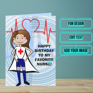 Toppen Nurse Birthday Kort