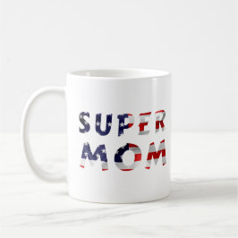 Toppen och den amerikanska Flagga Kaffemugg