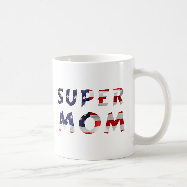 Toppen och den amerikanska Flagga Kaffemugg (Höger)