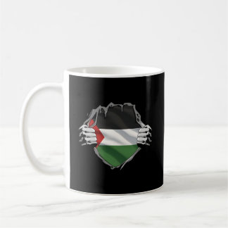 Toppen palestinskt kulturarv Proud Palestine Roots Kaffemugg