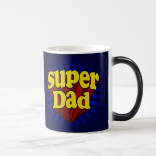 Toppen pappa, ändrande fars dag för Superherofä Magisk Mugg