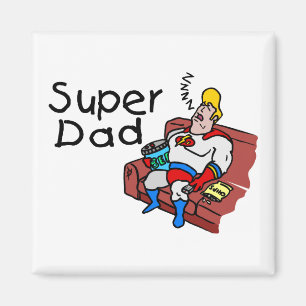 Toppen pappa (att sova) magnet