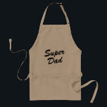 Toppen Pappa BQ-för manar| gåvor från Fars dag Förkläde<br><div class="desc">Toppen Pappa BQ-för manar| Lycklig Fars dag presentidéer.
Täck typografiklösning för världens bästa pappa,  far,  pappa,  farfar.
Humoristiska grillpjäser,  bakverk,  matlagning och kökspapper i khaki beige vit eller gult.
Lägg till ditt eget roliga citat. Och trevligt för Födelsedagsfest.</div>