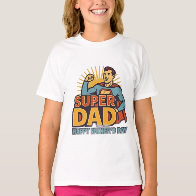 "Toppen Pappa" Fars dag T-Shirt - bästa pappa (Framsida)