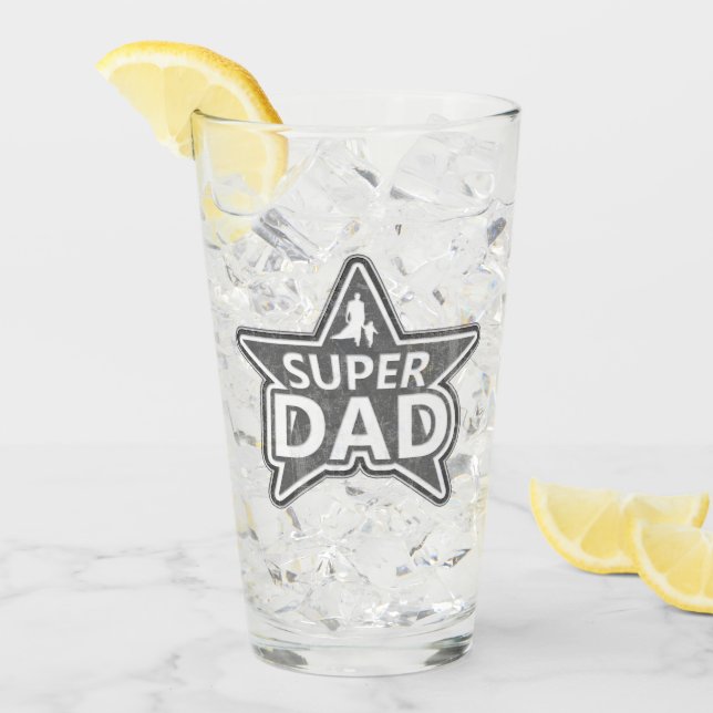 Toppen Pappa Grått Glaskopp (Framsida Ice)