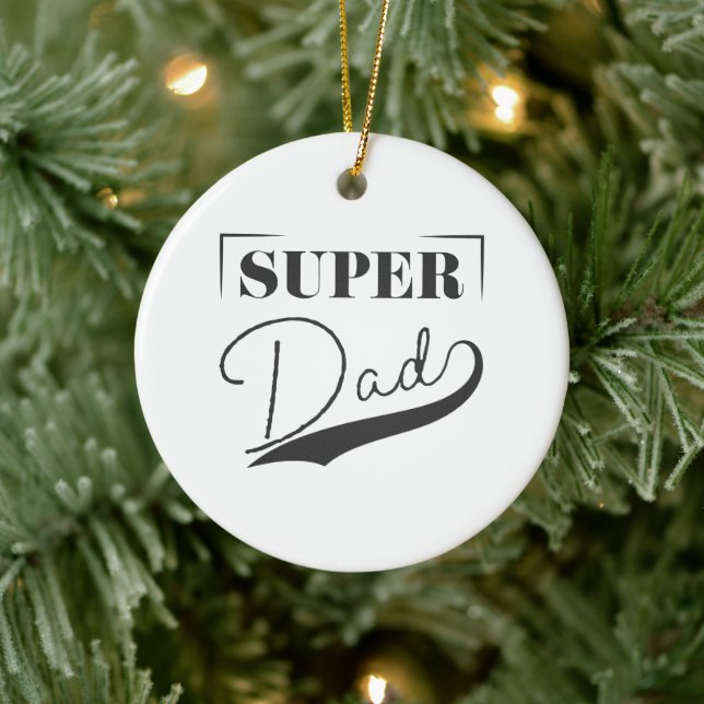 Toppen Pappa Julgransprydnad Keramik (Träd)