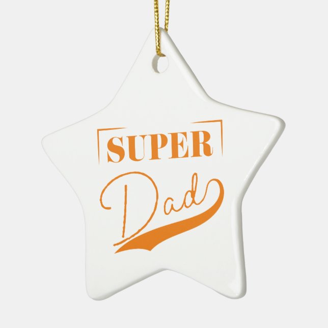 Toppen Pappa Julgransprydnad Keramik (Vänster)