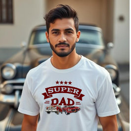 Toppen Pappa, klassiska bilar T Shirt